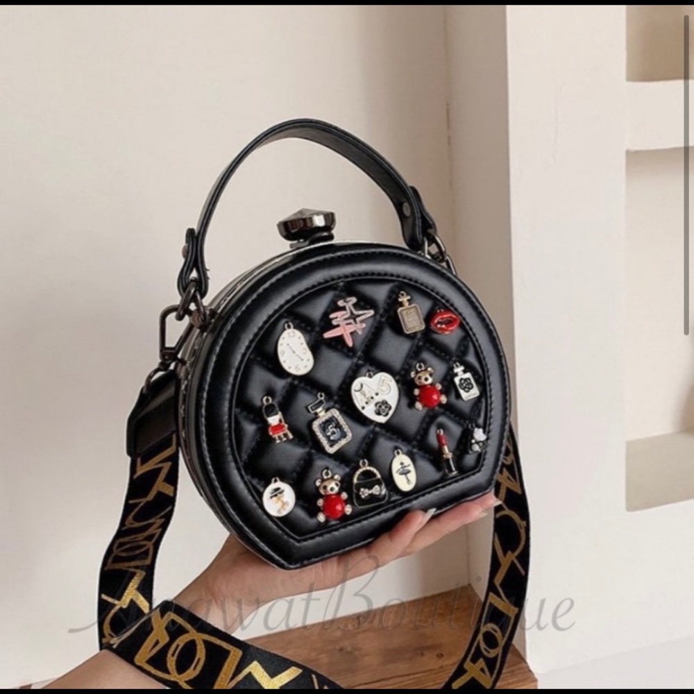 Harley Quilted Diamond Charm Crossbody
